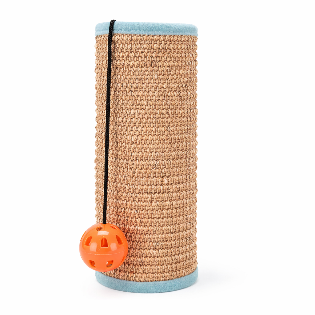 🐱 Rascador de esquina para gatos con sisal y pelota