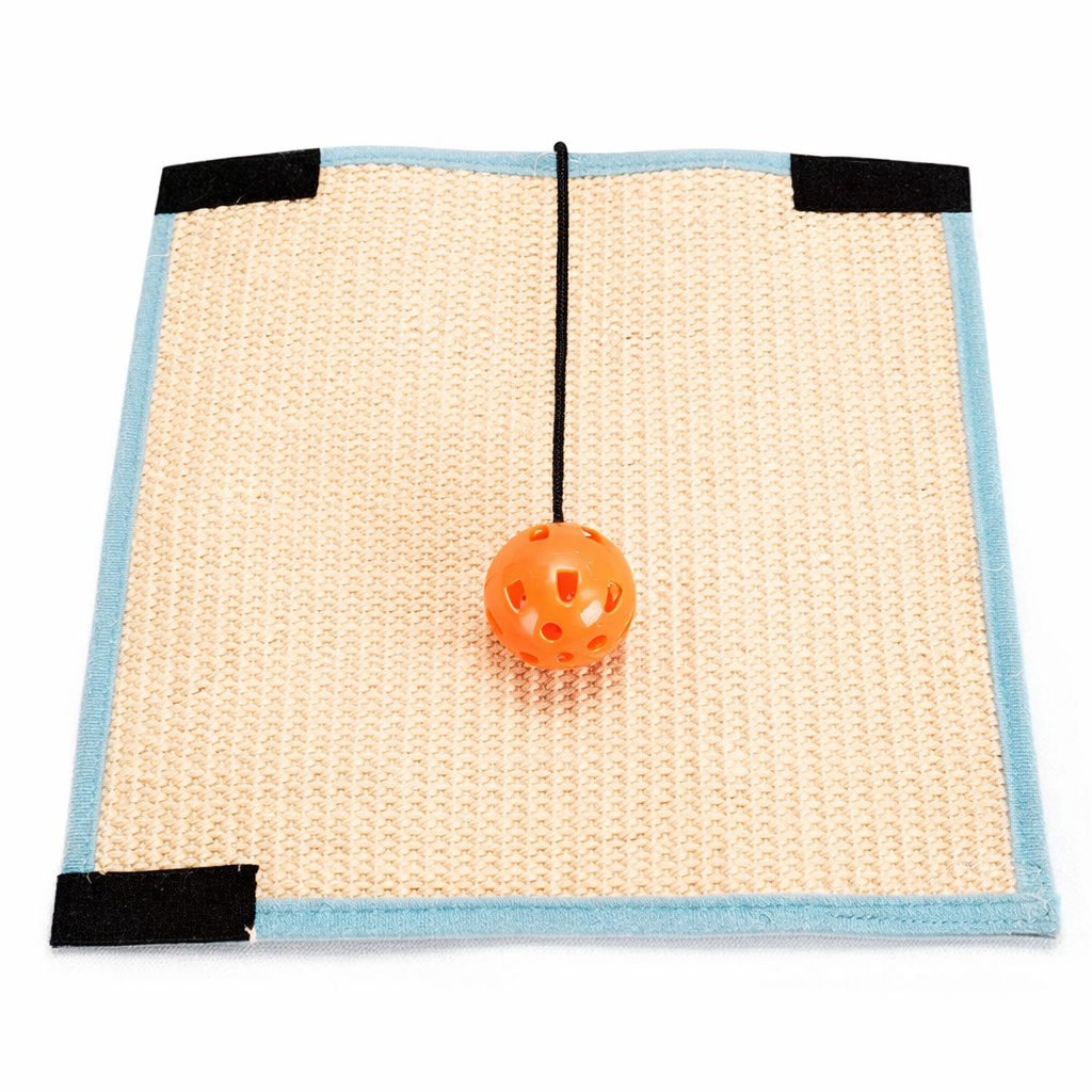 🐱 Rascador de esquina para gatos con sisal y pelota