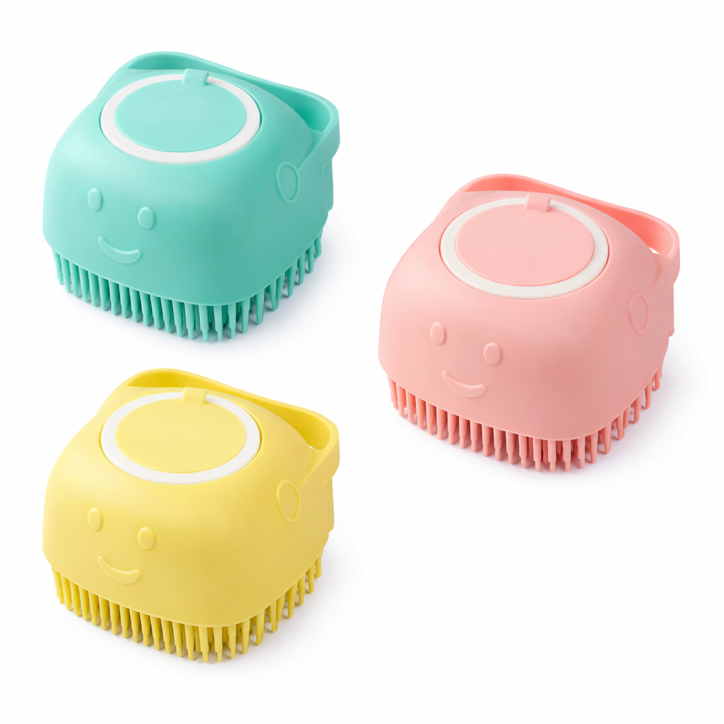 Cepillo corporal de silicona suave multiuso 🛁🐶