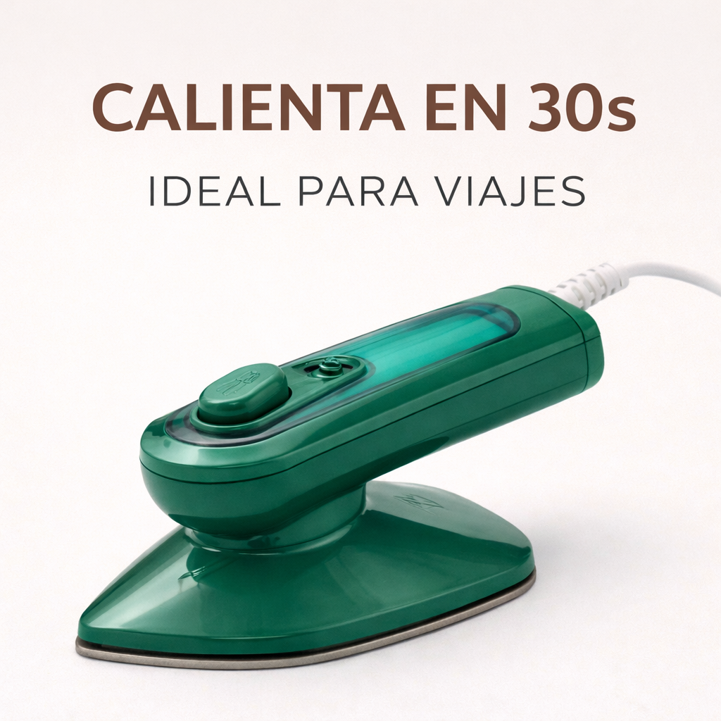 👕 Mini Plancha Eléctrica a Vapor Portátil 2 en 1 |