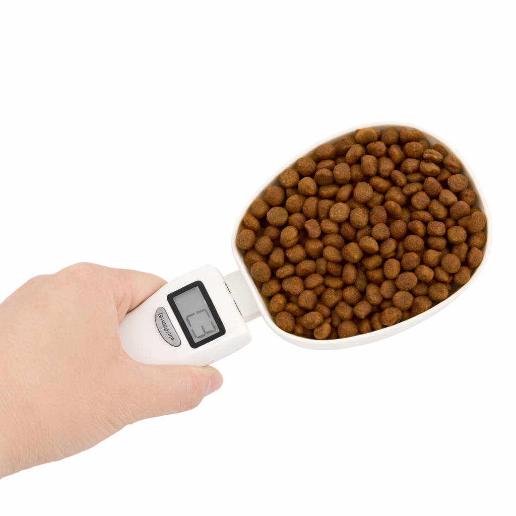 Cuchara medidora digital para mascotas con pantalla LED 🐾✨