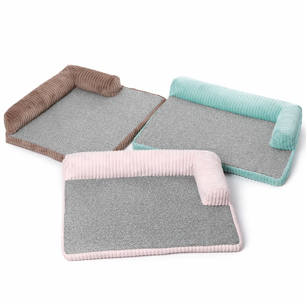 Cama terapéutica tipo sofá para perros y gatos – confort y descanso 🐾🛋️