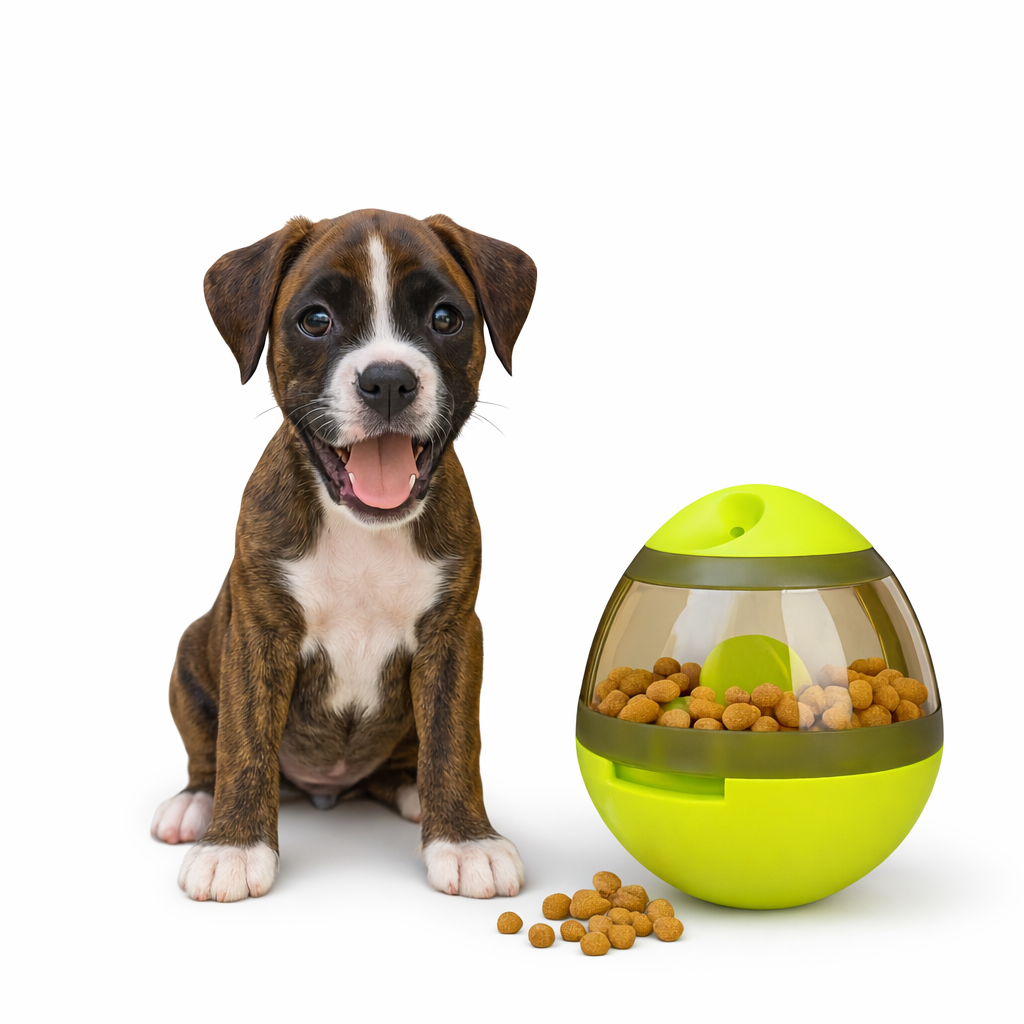 Juguete interactivo dispensador de comida para mascotas 🐾