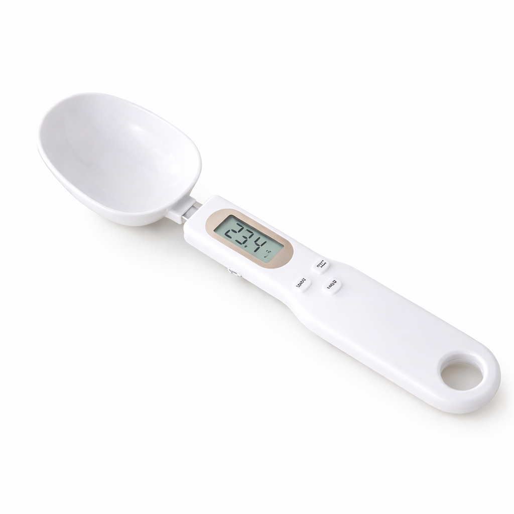 🥄 Cuchara báscula electrónica de precisión para cocina, repostería y café