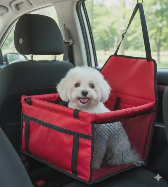 Asiento de auto para mascotas – seguro, cómodo y transpirable 🐶🚗