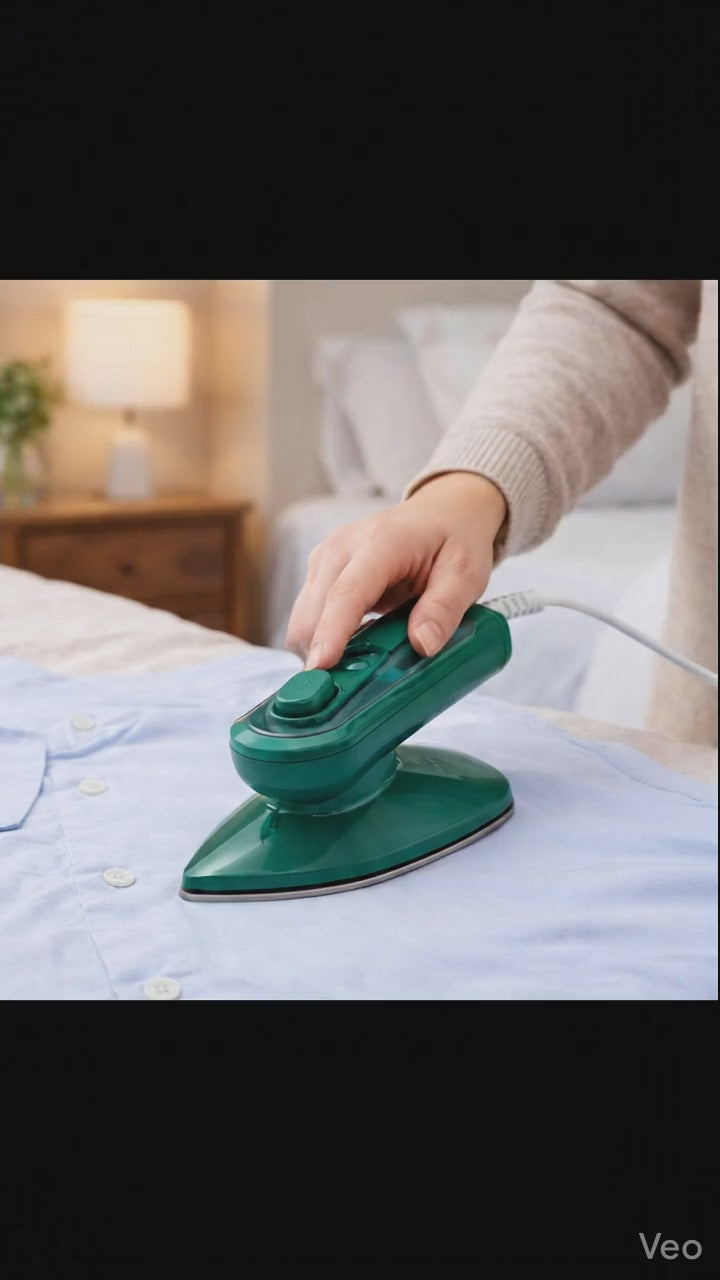 👕 Mini Plancha Eléctrica a Vapor Portátil 2 en 1 |